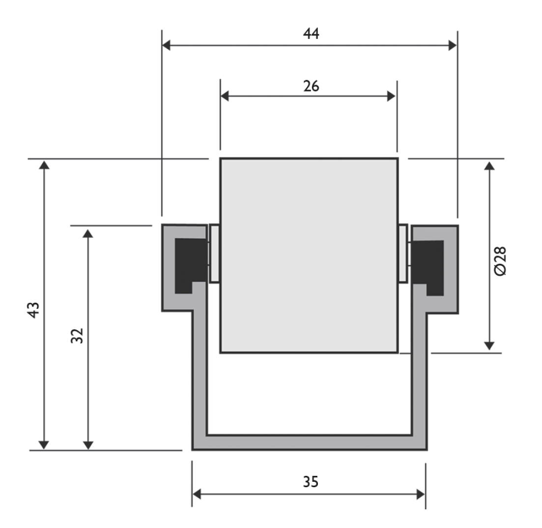 Trilho Roletado Flow Rack para 65 kg trilho roletado flow rack para 65 kgf - Trilho Roletado Flow Rack para 65 kg